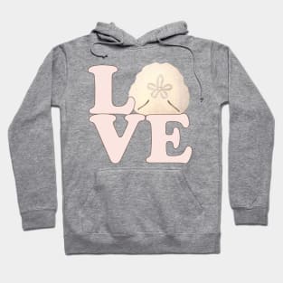 Lispe LOVE with Sand Dollar Hoodie